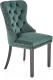 Миниатюра изображения товара Стул Halmar Miya (темно-зеленый/черный)