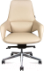 Миниатюра изображения товара Кресло офисное Norden Шопен LB / FK 0005-B Beige Leather (кожа бежевая/алюминий)