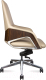 Миниатюра изображения товара Кресло офисное Norden Шопен LB / FK 0005-B Beige Leather (кожа бежевая/алюминий)