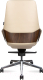 Миниатюра изображения товара Кресло офисное Norden Шопен LB / FK 0005-B Beige Leather (кожа бежевая/алюминий)