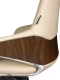 Миниатюра изображения товара Кресло офисное Norden Шопен LB / FK 0005-B Beige Leather (кожа бежевая/алюминий)