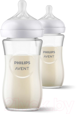 Набор бутылочек для кормления Philips AVENT AVENT Natural Response / SCY933/02 (240мл, 2шт)