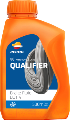 Тормозная жидкость Repsol Qualifier Brake Fluid DOT 4 / RPP9002AID (500мл)