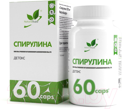 Пищевая добавка NaturalSupp Спирулина 500мл (60капсул)