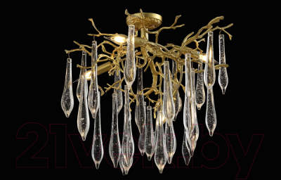 Люстра Crystal Lux Reina PL5 D600 (Gold/Pearl)