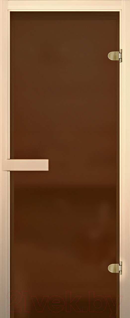 Стеклянная дверь для бани/сауны Rich Doors 70x190 6мм 2 петли