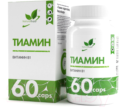Витамин NaturalSupp Тиамин гидрохлорид (60капсул)