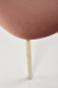 Миниатюра изображения товара Стул Halmar K499 (розовый/золотой)