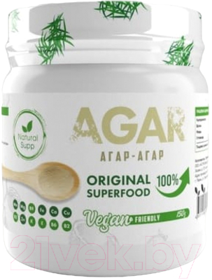 Пищевая добавка NaturalSupp Агар-агар (150г)