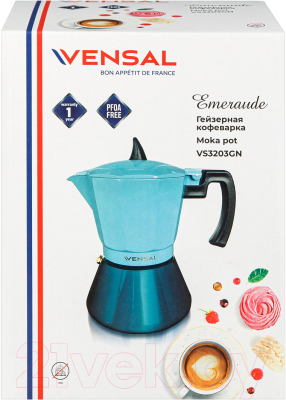 Гейзерная кофеварка Vensal VS3203GN