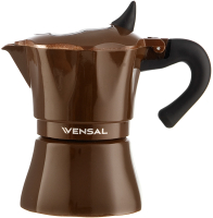 Гейзерная кофеварка Vensal VS3204 (кофейный) - 