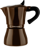 Гейзерная кофеварка Vensal VS3205 (кофейный) - 
