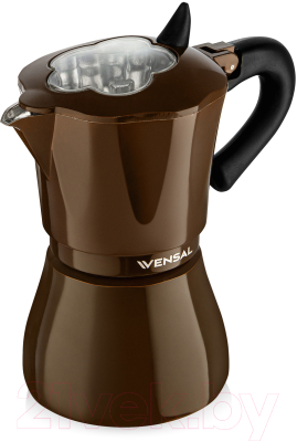 Гейзерная кофеварка Vensal VS3205 (кофейный)