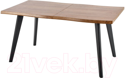 Обеденный стол Halmar Dickson (натуральный/черный)