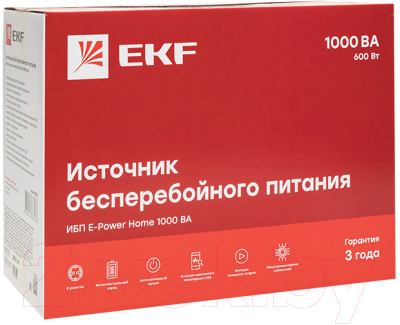 ИБП EKF E-Power Home 1000 ВА Proxima / SSW-1000