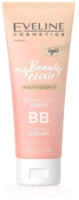 BB-крем Eveline Cosmetics My Beauty Elixir Ухаживающий Peach Cover №01 Light (30мл)