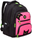 Миниатюра изображения товара Школьный рюкзак Grizzly RG-362-4 (черный/розовый)