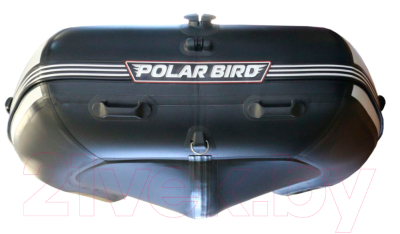 Изображение товара Надувная лодка Polar Bird Eagle PB-380Е ПБ2 стеклокомпозит (черный/белый)