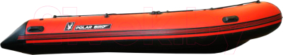 Изображение товара Надувная лодка Polar Bird Eagle PB-380Е ПБ3 стеклокомпозит (черный/красный)