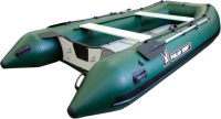 Надувная лодка Polar Bird Eagle PB-400E ПБ7 стеклокомпозит (зеленый) - 