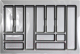 Органайзер для столовых приборов AKS Comfort 735x490 (металлик) - 