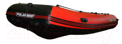 Изображение товара Надувная лодка Polar Bird Eagle PB-420E ПБ14 стеклокомпозит (черный/красный)