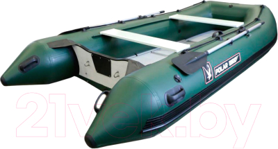 Надувная лодка Polar Bird Eagle PB-420Е ПБ18 стеклокомпозит (зеленый)