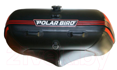 Изображение товара Надувная лодка Polar Bird Eagle PB-450Е ПБ19 стеклокомпозит (черный/красный)