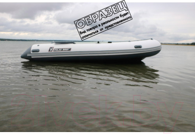 Надувная лодка Polar Bird Eagle PB-450Е ПБ21 стеклокомпозит (серый/белый)