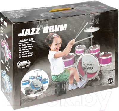 Музыкальная игрушка Darvish Jazz Drum / SR-T-2228-2 (розовый)