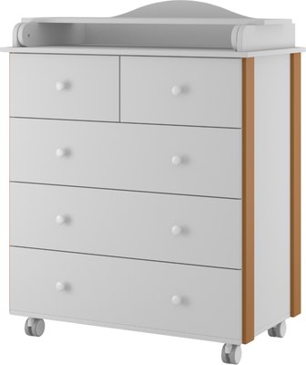 

Комод пеленальный, Nuvola Lux с широким откидным столиком 800/5