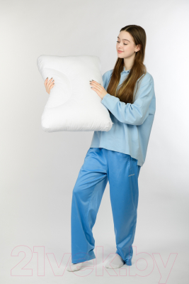 Подушка для сна Familytex ПСУ5 С дугообразным валиком (45x65)