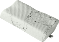 Подушка для сна Familytex ППУМ с памятью формы (50x28x9/14, бамбук) - 