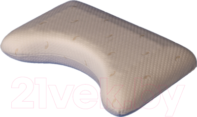 Подушка для сна Familytex ППУМ с памятью формы и выемкой под плечо (40x60x12)