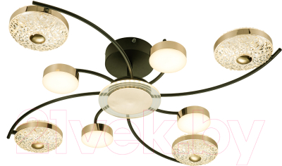 Люстра ESCADA 10208/8LED (черный/золото)