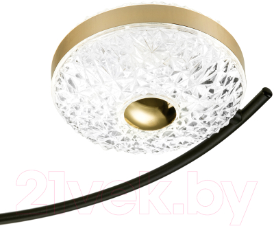 Люстра ESCADA 10208/8LED (черный/золото)