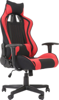 Кресло геймерское Halmar Cayman (красный/черный) - 