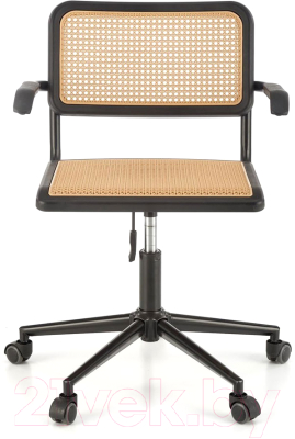 Кресло офисное Halmar Incas (коричневый/черный)