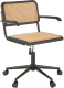 Кресло офисное Halmar Incas (коричневый/черный) - 