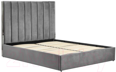 Двуспальная кровать Halmar Palazzo 200x160 (серый/серебристый)