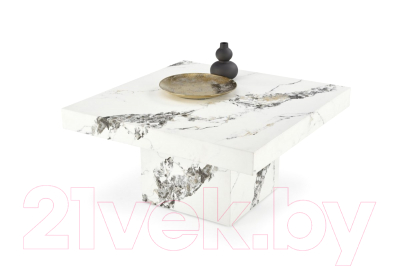 Журнальный столик Halmar Monolit (белый мрамор)