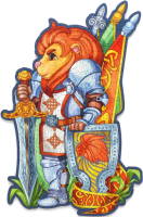 Пазл Rugo Лев рыцарь L / LionK (110эл) - 