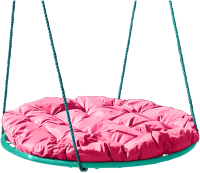 Качели M-Group Гнездо 0.8м / 17029908 (розовая подушка) - 