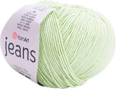 Пряжа для вязания Yarnart Jeans 2497554 (160м, 11 салатовый) - 