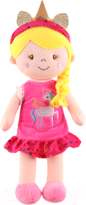 Кукла Maxitoys Луна с светлой косичкой в розовом платье / MT-CR-D01202322-30