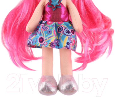 Кукла Maxitoys Глория с ярко-розовыми волосами в платье / MT-CR-D01202323-32