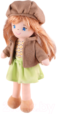 Кукла Maxitoys Анет с русыми волосами в платье и шубке / MT-CR-D01202327-35