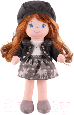 Кукла Maxitoys Агата с темными волосами в платье и шубке / MT-CR-D01202328-35