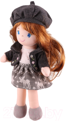 Кукла Maxitoys Агата с темными волосами в платье и шубке / MT-CR-D01202328-35