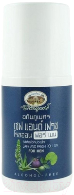 Дезодорант шариковый Abhaibhubejhr Save And Fresh Roll Антибактериальный с мангостином и травами (50мл)